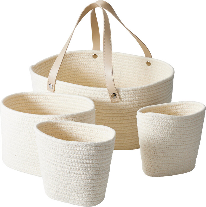 Korgset Vit 4-pack